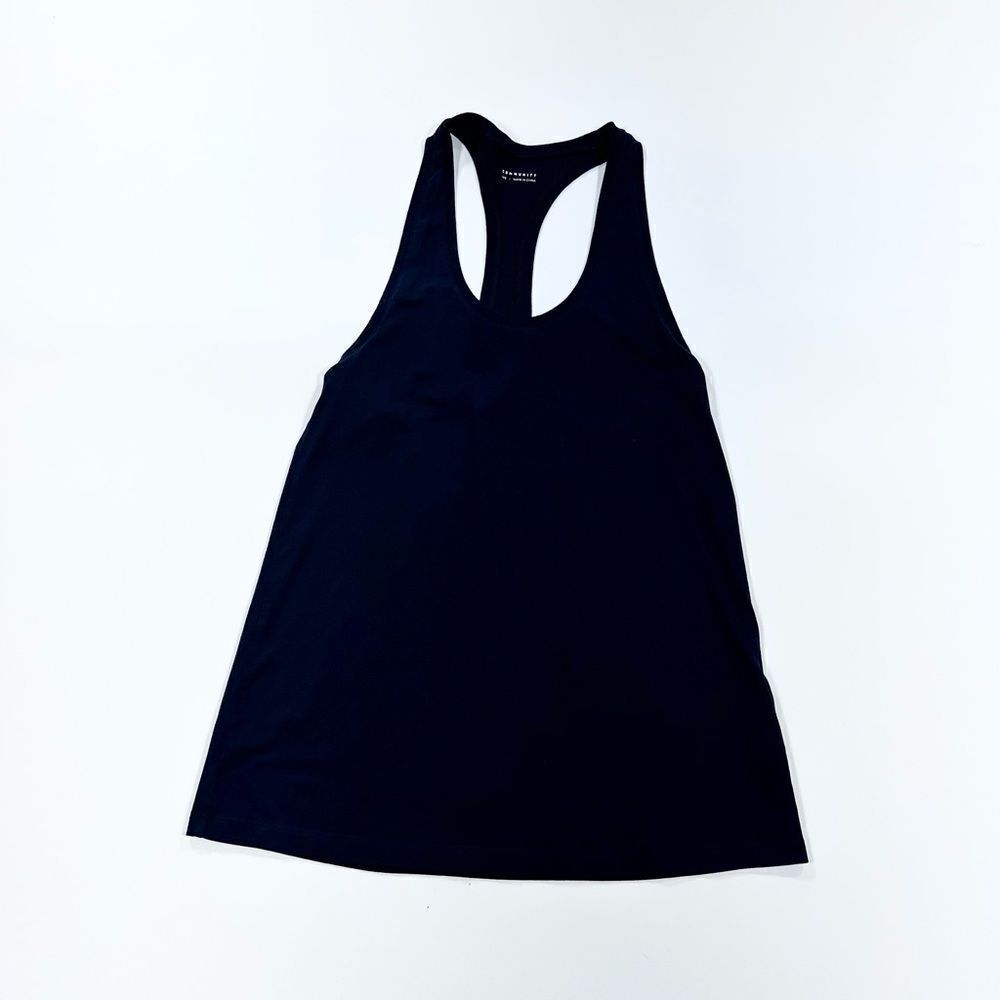 Community Aritzia black racerback cotton tank top XXS